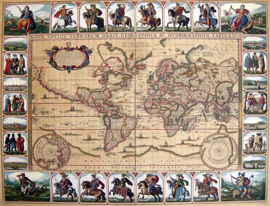 Visser Map of the world 1652